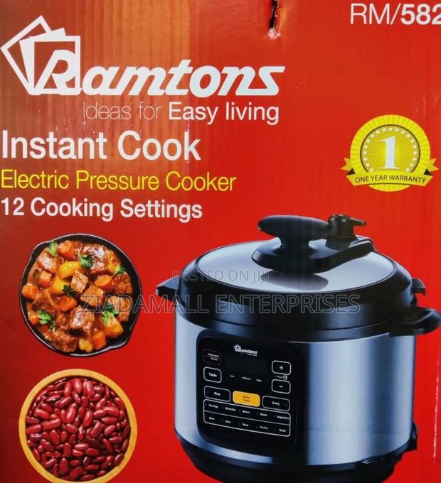 Fast, Safe Efficient: Ramtons 6l Electric Pressure Cooker - main view