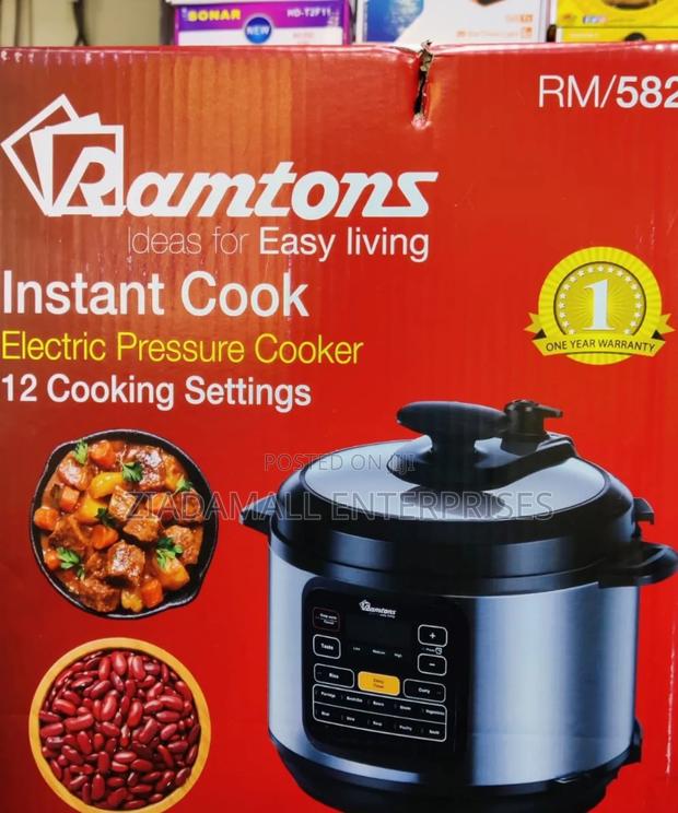 Upgrade Your Kitchen With the Ramtons 6-Litre Electric Pressure Cooker