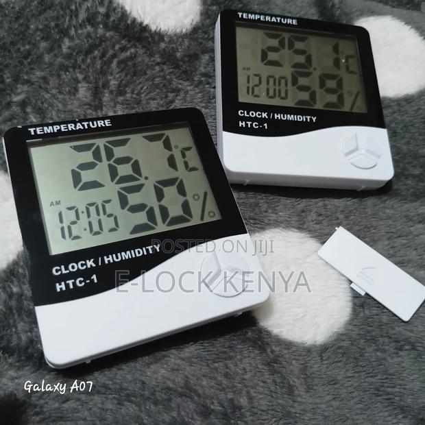 Factory Temperature Humidity Clock - main view