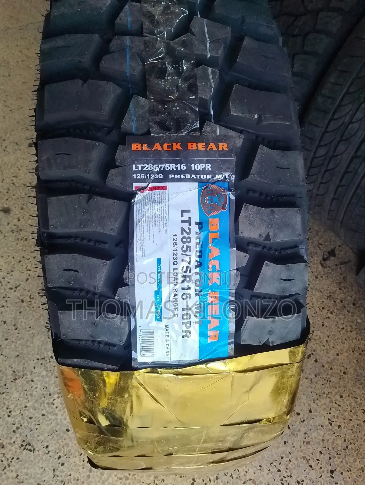 285/75r16 Blackbear Predator Mt Tyres