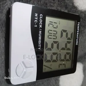 Green House Humidity Temperature Clock
