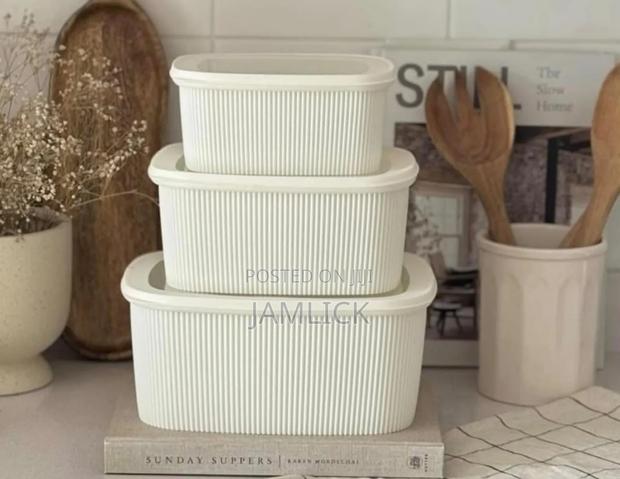 3pcs Multipurpose Storage Containers
 - Av - thumbnail 2