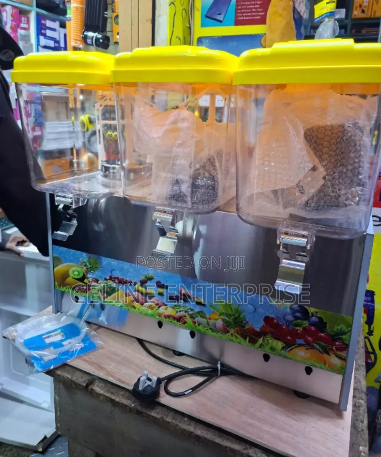 Commercial Juice Dispenser 3 Tanks × 18 Litres Capacity