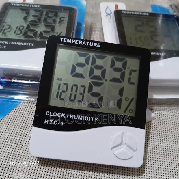 School Temperature Humidity Clock - main view