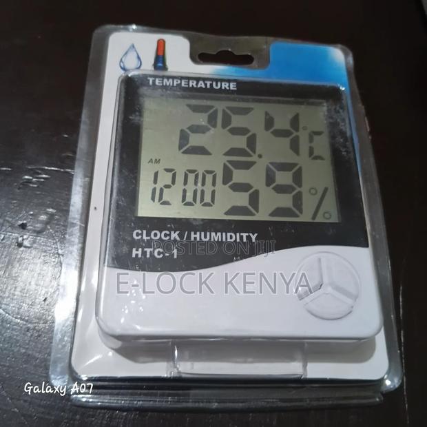 Laboratory Temperature Humidity Clock - main view