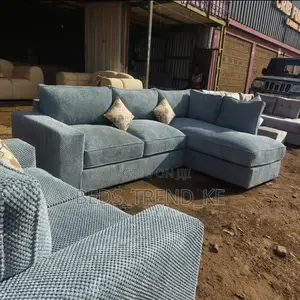 High Quality 6 Seater L Sofa Set (Fabric)