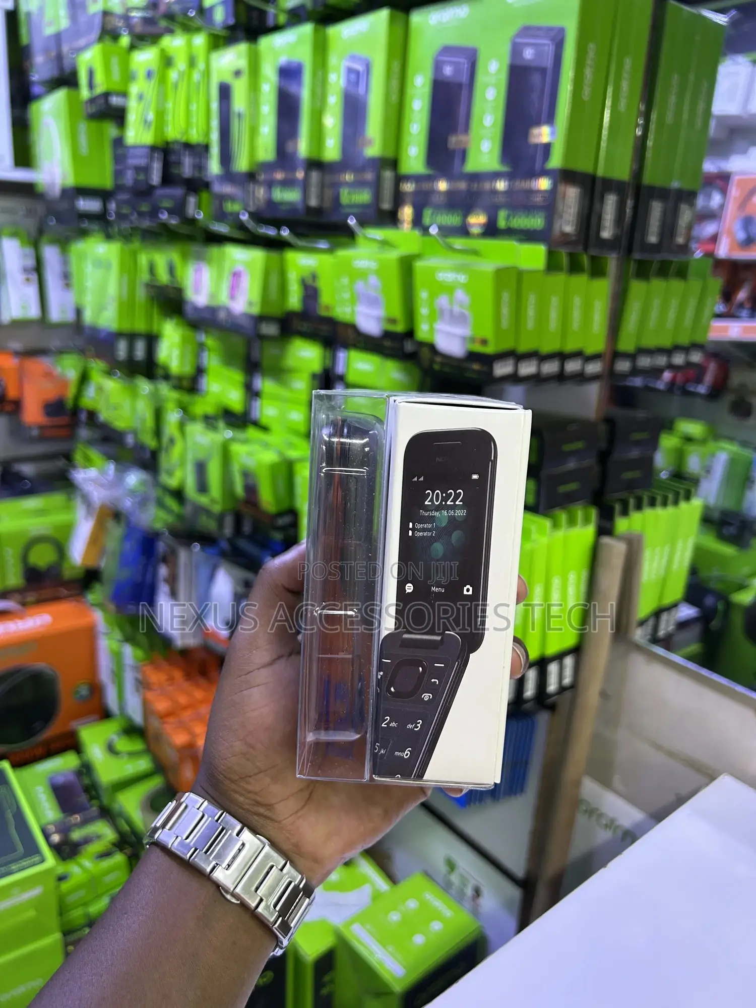Nokia 2660 Flip Phone/Big Buttons/Loud Speaker/Dual Sim