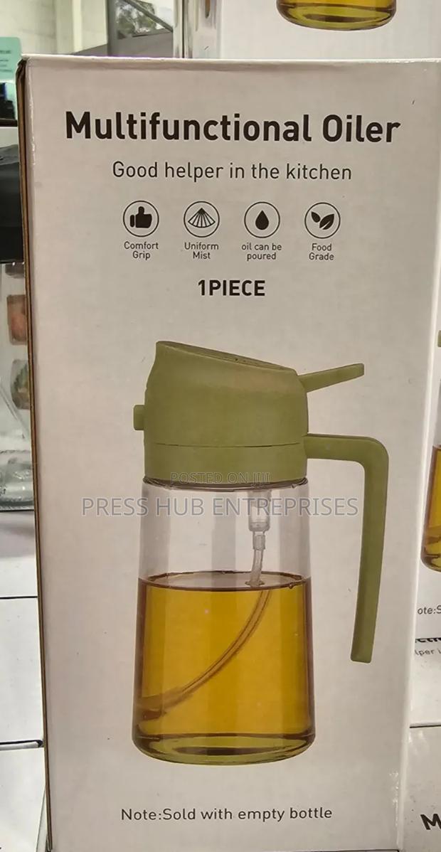 Olive Oil Dispenser and Sprayer Bottle. *
