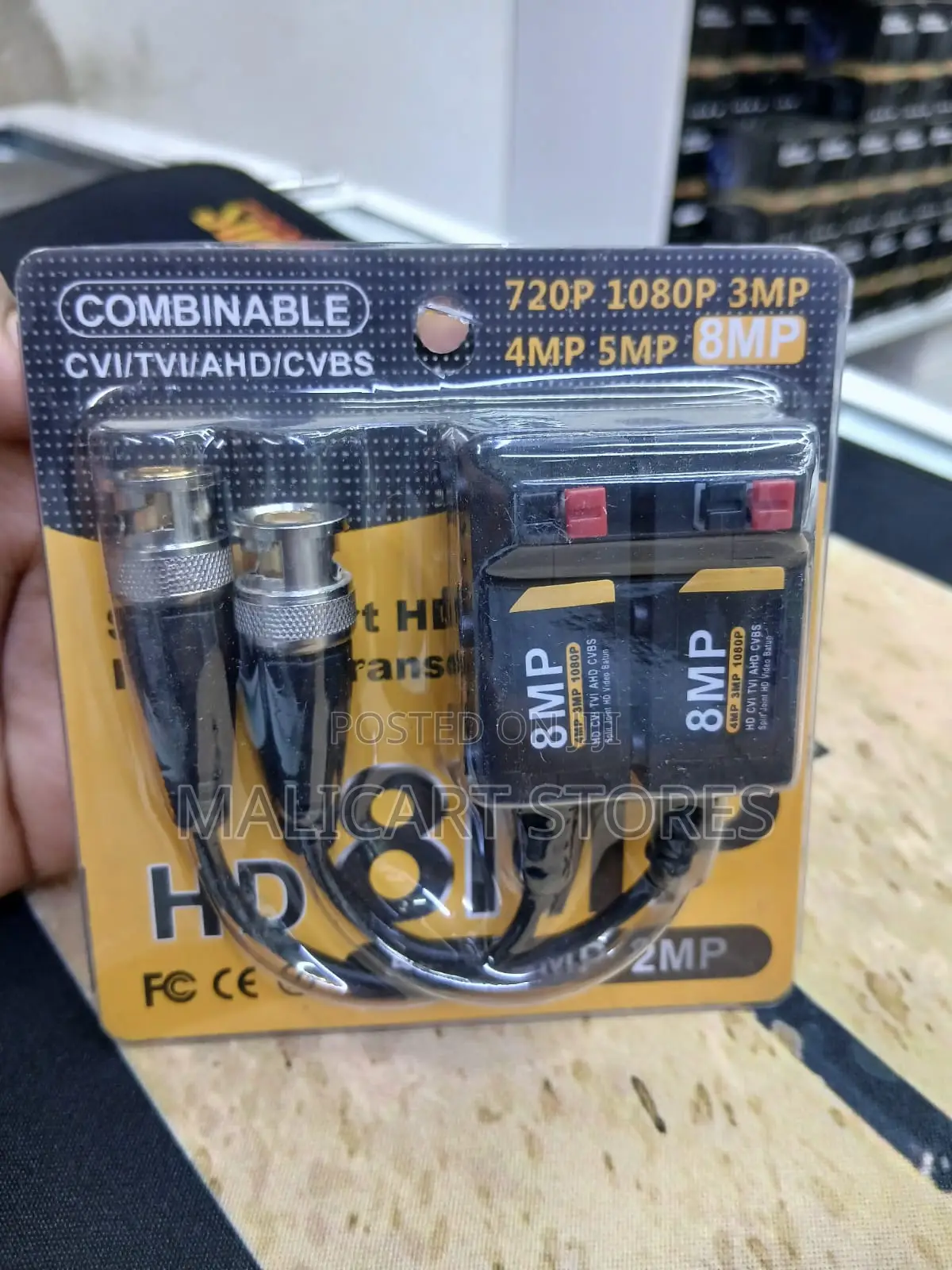 Video Balun 8mp Resolution