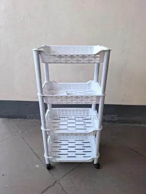 Plastic Kitchen Trolley Rack