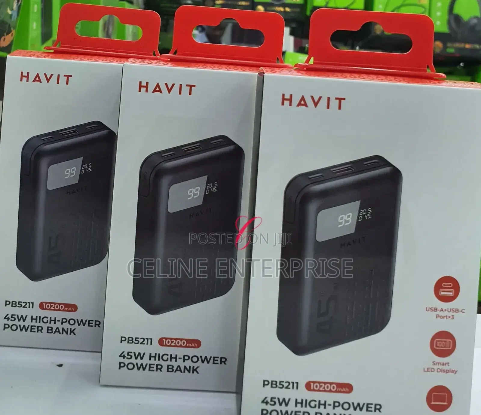 Havit Pb5211 *45w 10,200mah Laptop Charge