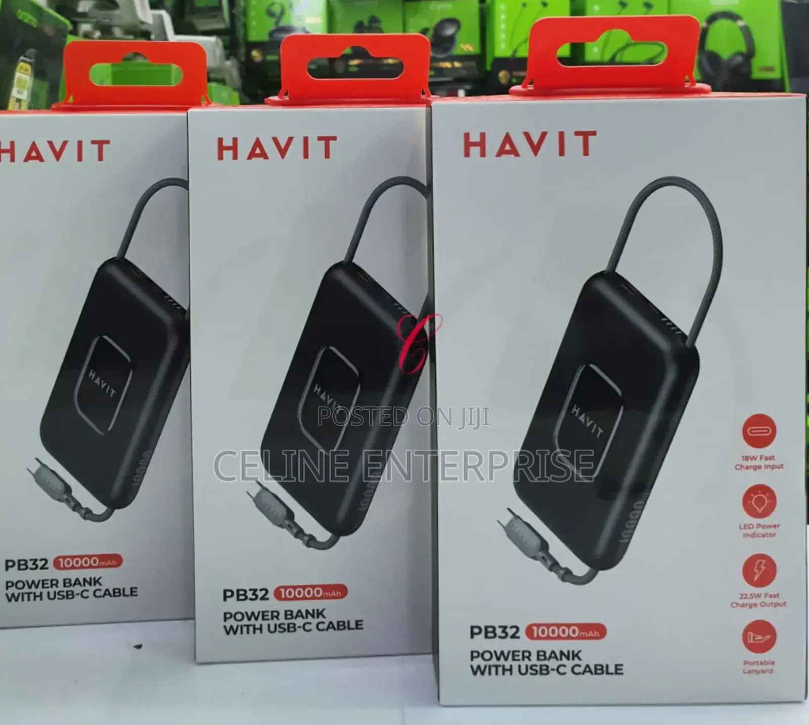 Havit Pb32 *22.5w 10,000mah* Power Bank
