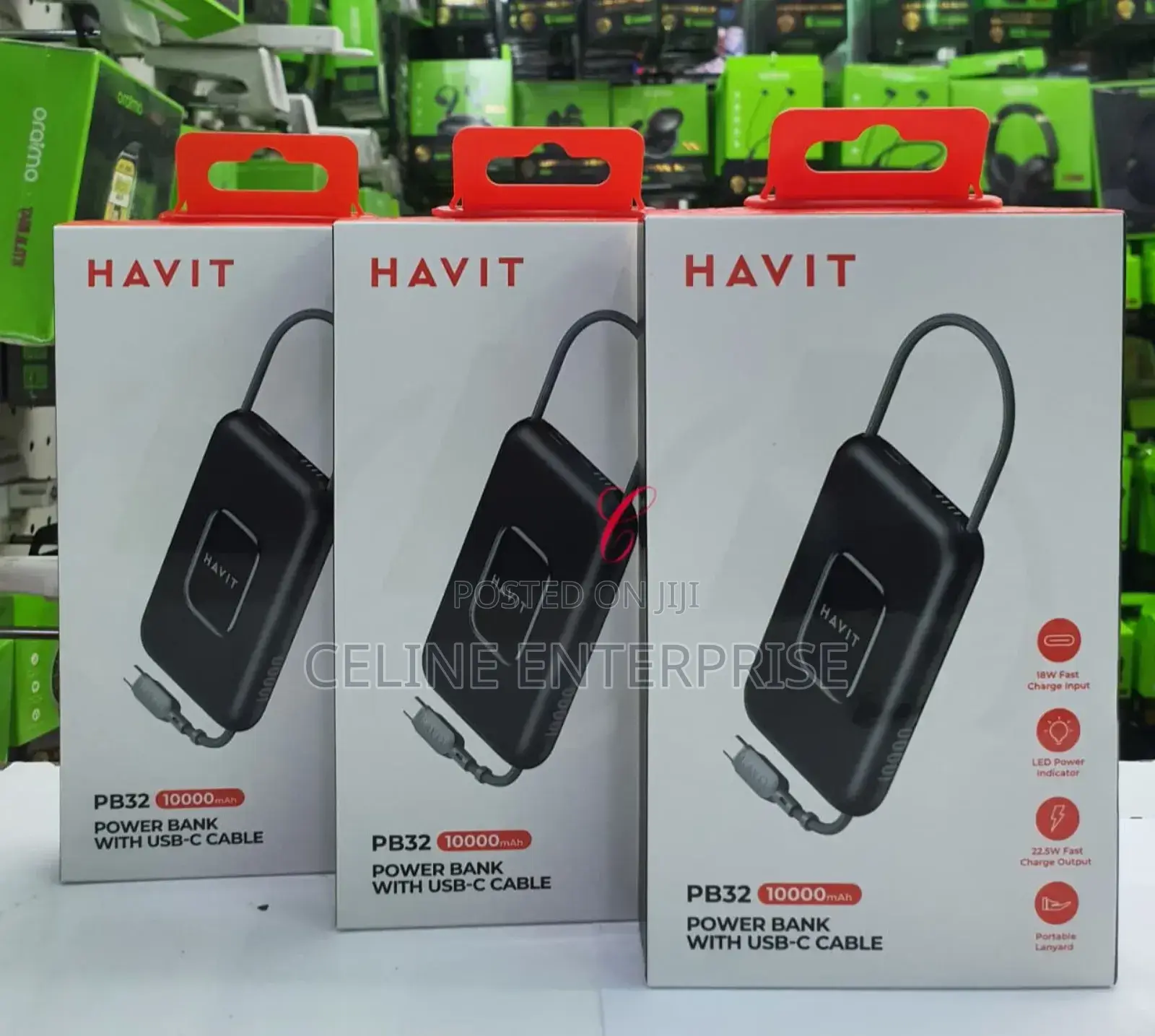 Havit Pb32 *22.5w 10,000mah* Power Bank