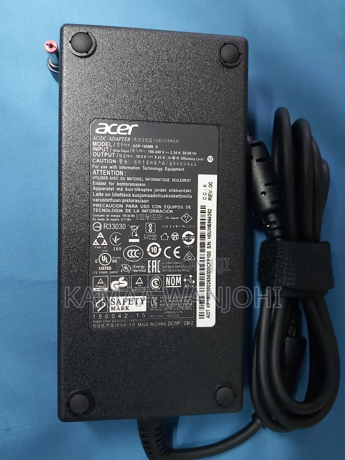 Acer 180w Charging Adapter