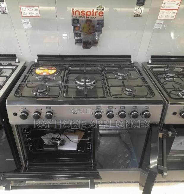 Mika 60cm*90cm Standing Cooker 4g+1plate ,Electricoven Gascompartment