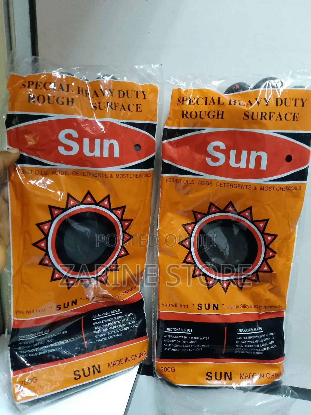 Originla Sun Hand Gloves Resistant To Chemicals, Soap