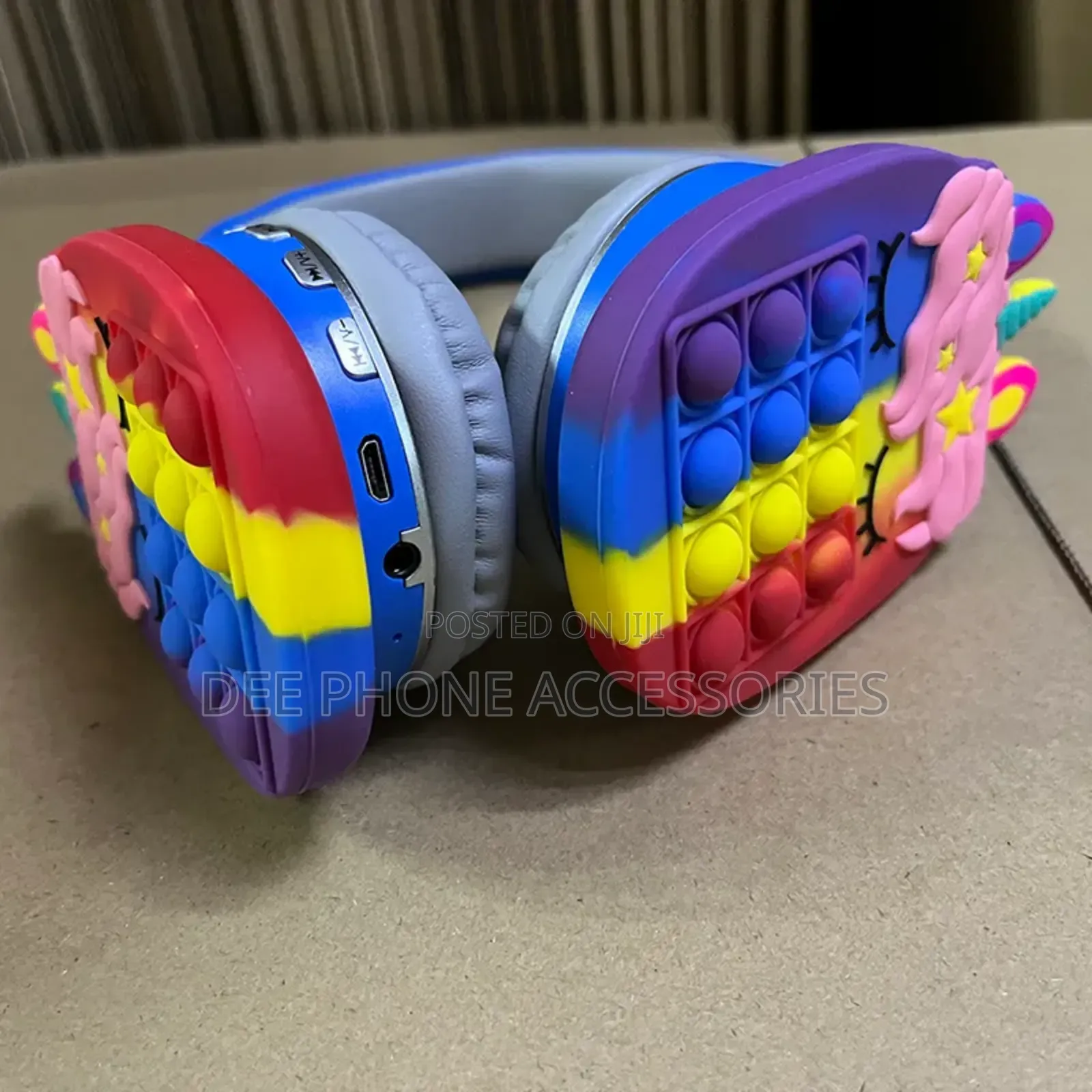 Ah 806h New Cute Cartoon Rainbow Wireless Headphone