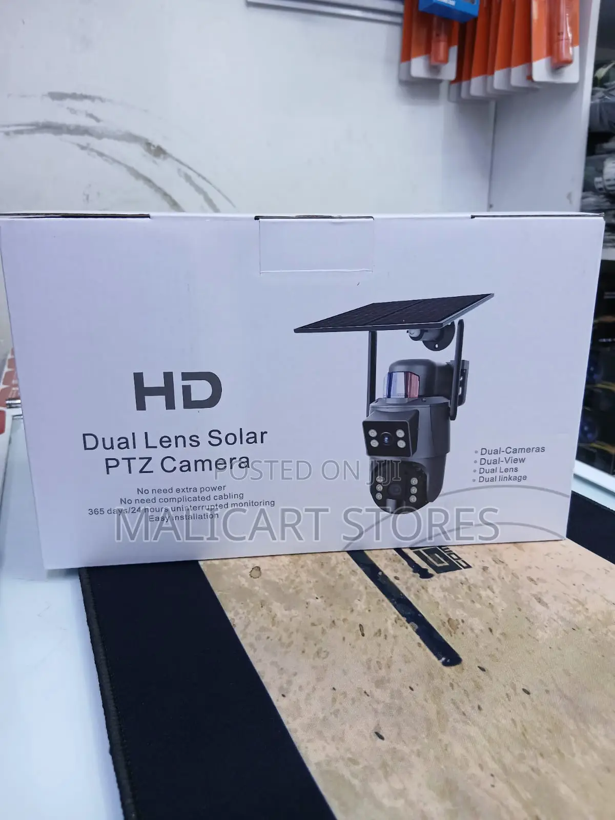 Hd Dual Lens Solar PTZ Camera