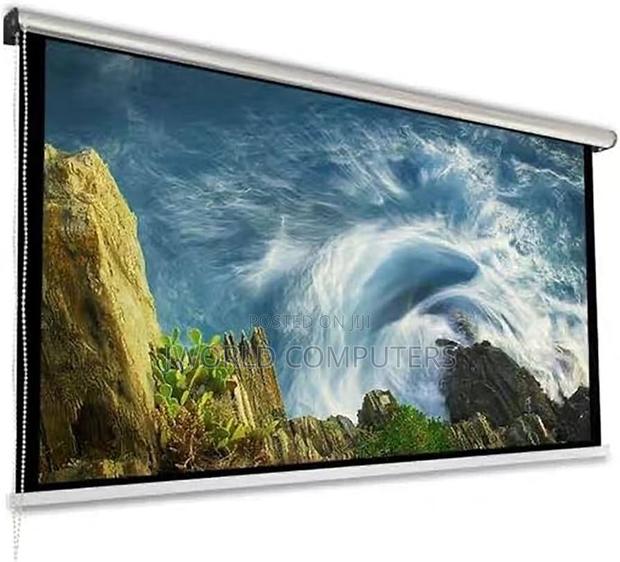 Lw MPS -200m - Manual Projector Screen 200 X 200 CMS - main view