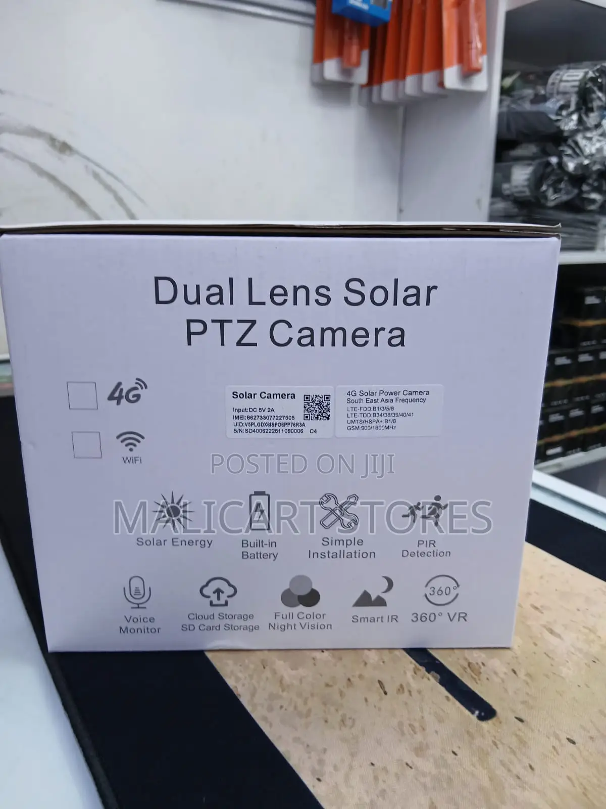 Hd Dual Lens Solar PTZ Camera