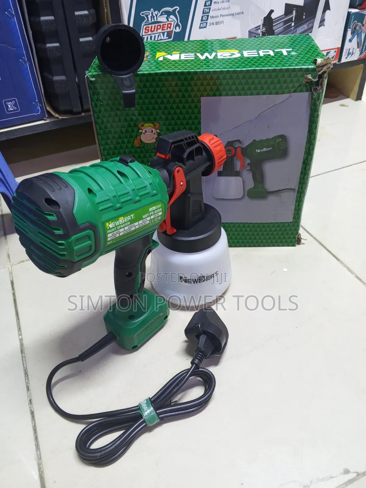 Industrial Newbeat Electric Spray Gun 600w