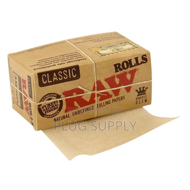 Raw Classic Rolls Slim 5m Length Unbleached - main view