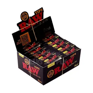 Raw Black Filter Tips Unperforated