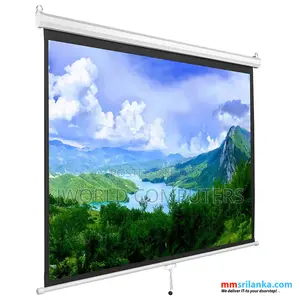 Projector Screen Manual 203 X 203 Cm ( 80 by 80 Inches)