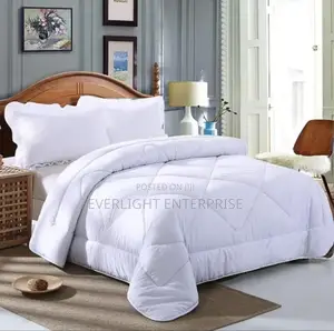 White Binded Duvet Set
