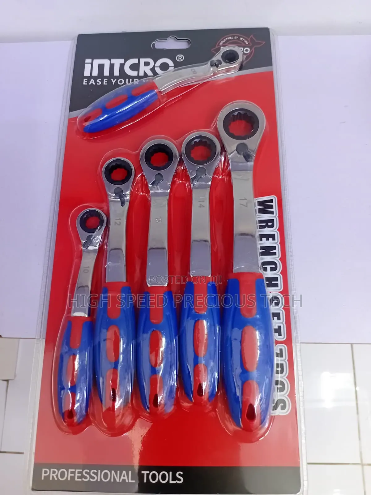 Intcro Ratchet Spanner Set 8-17mm