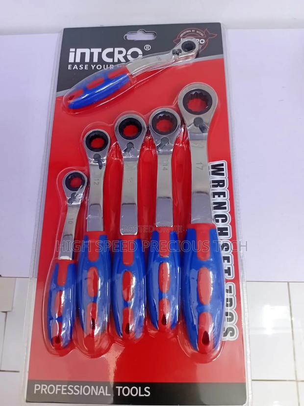 Intcro Ratchet Spanner Set 8-17mm - main view