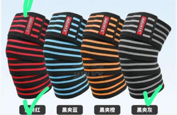 Men’S Knee Wraps – Elastic Compression Support for Weightlifting - Zy - main view