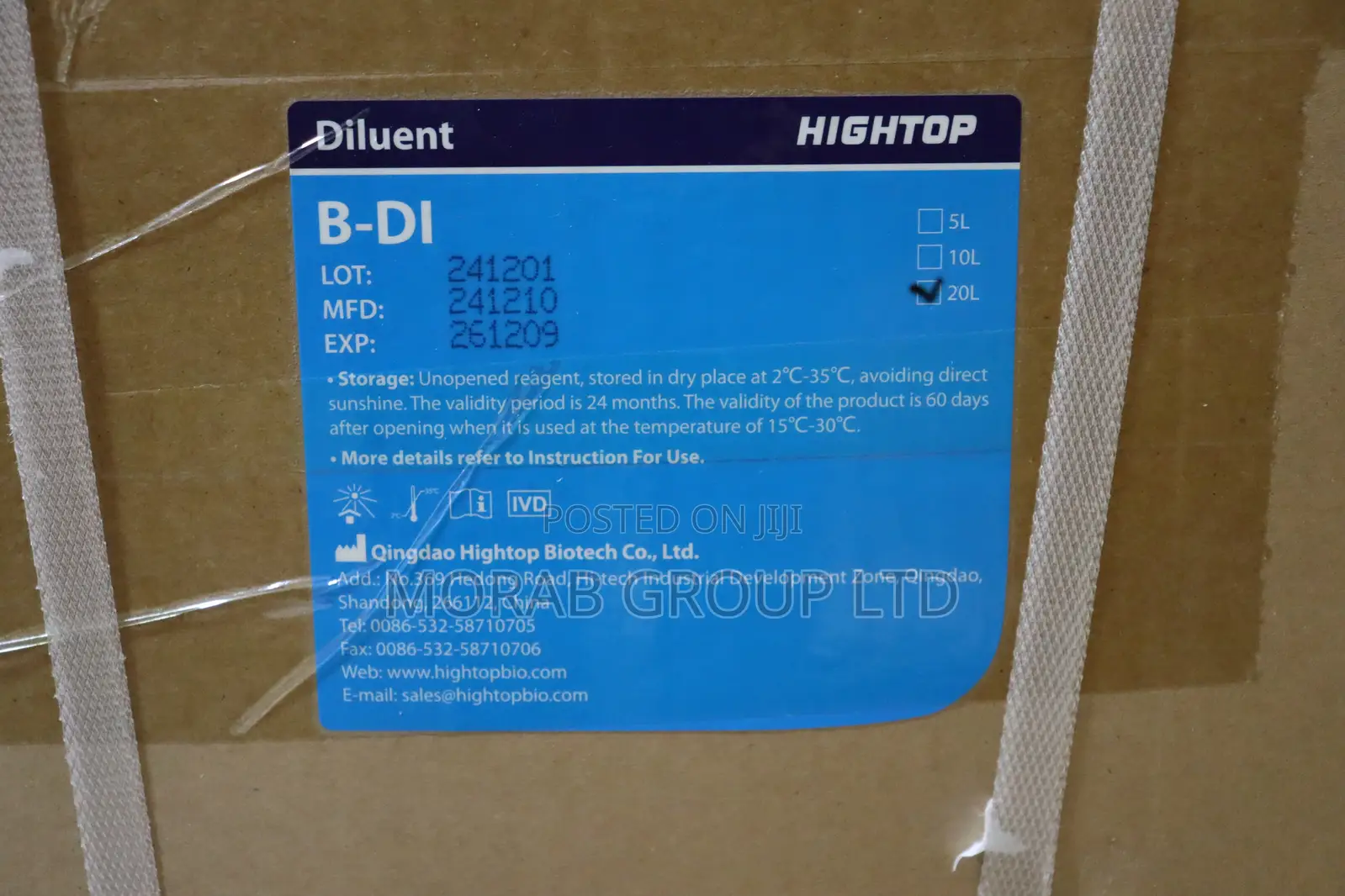 Diluent for Hematology Analyzer Hightop