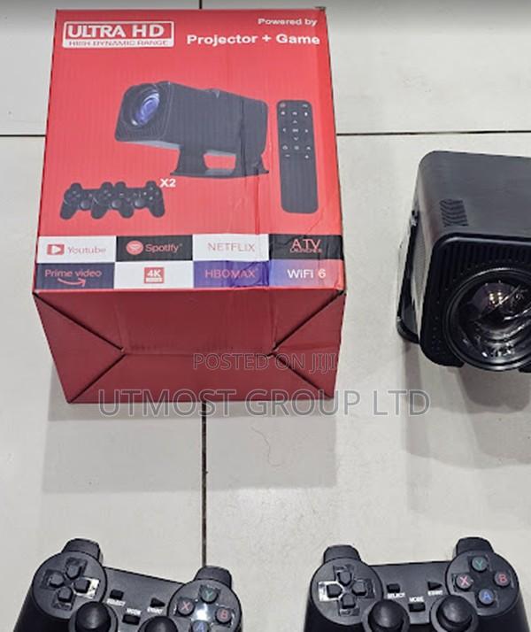 Hy320 Smart Gaming Projector Android 13 With Games - thumbnail 2