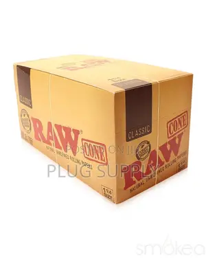 Raw Classic 1 1/4 Pre-Rolled Cones Rolling Papers