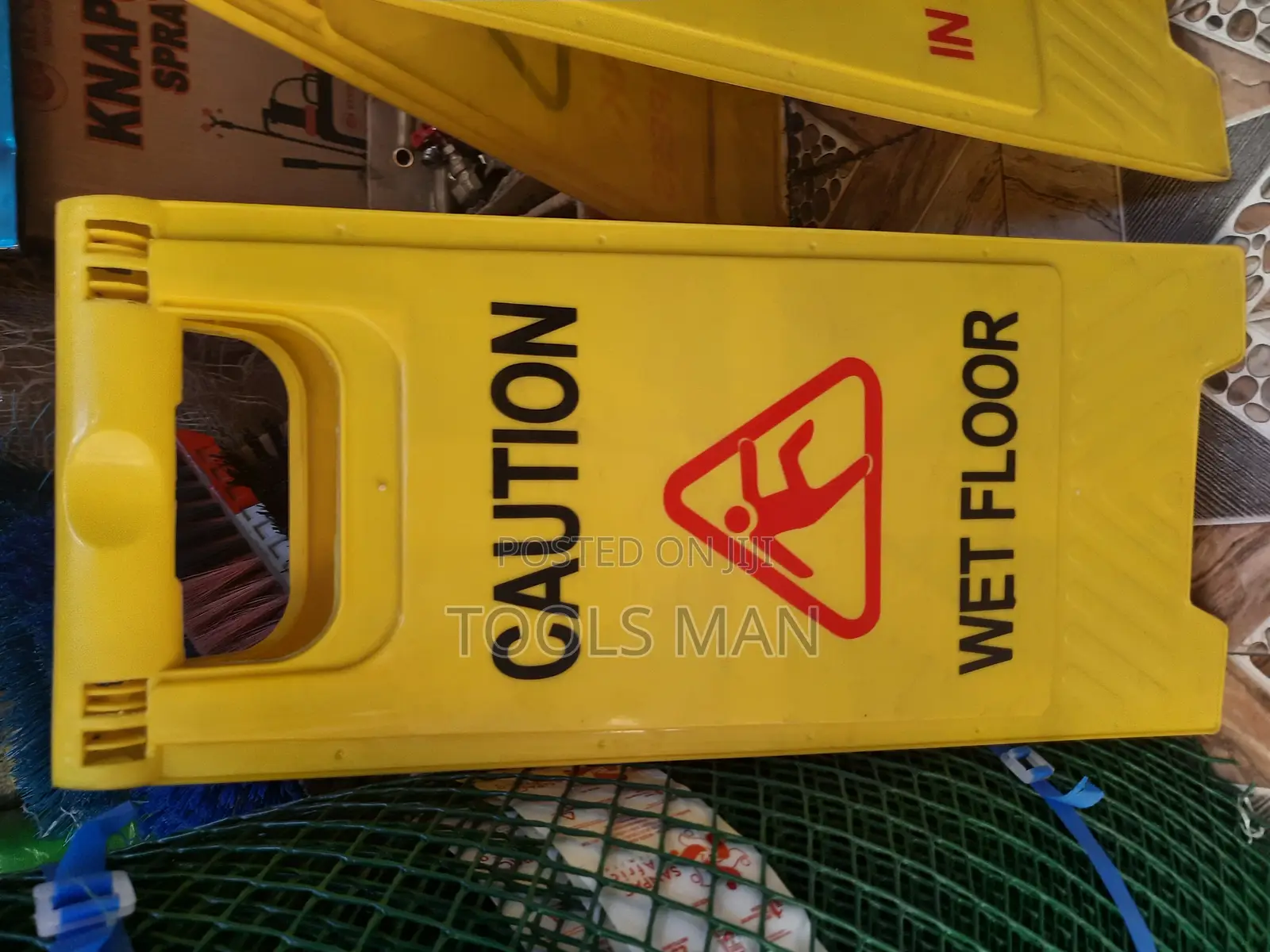 Wet Floor Caution Sign a-Frame Yellow Safety Warning Board