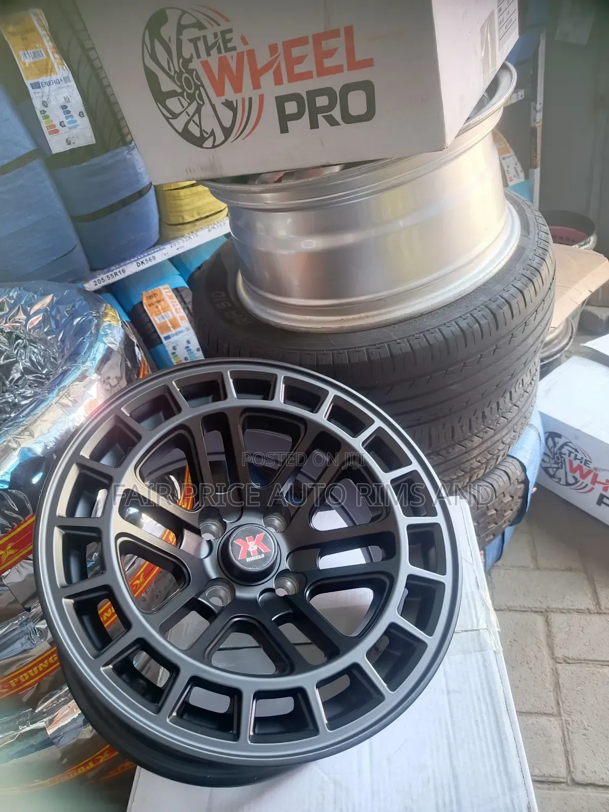 Size 14/4/100 Offset Mat Black