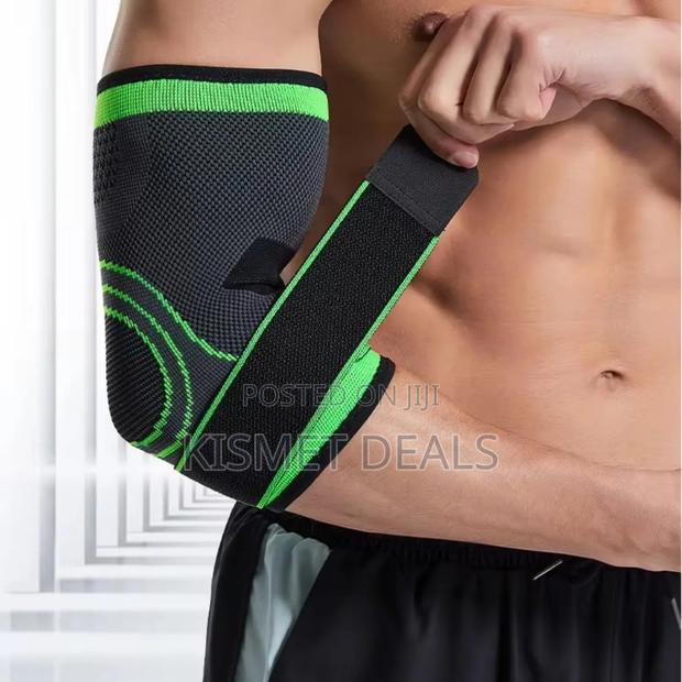 Elbow Brace Support Sleeve With Adjustable Straps
