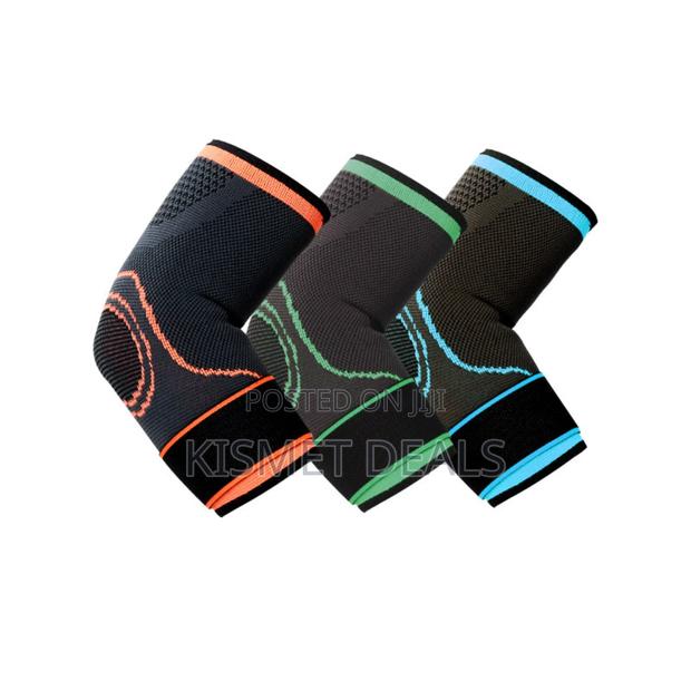 Elbow Brace Support Sleeve With Adjustable Straps - thumbnail 3