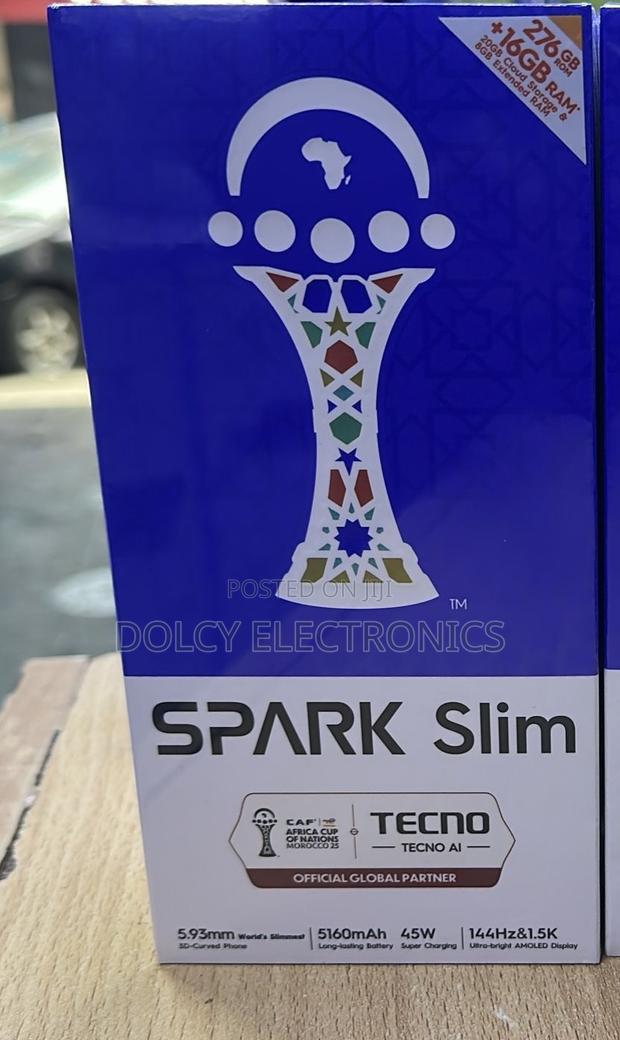New Tecno Spark Slim 256 GB Black - thumbnail 2