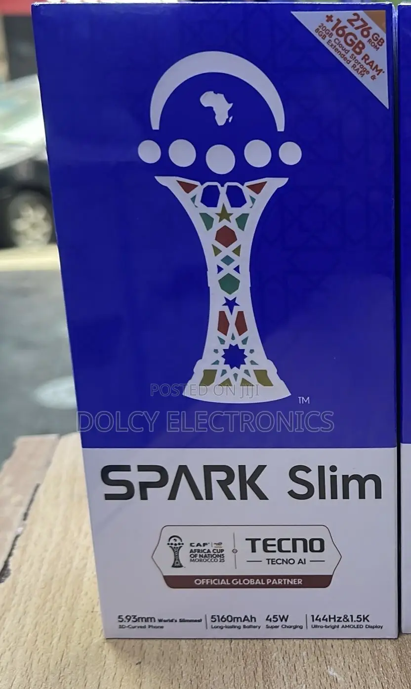 New Tecno Spark Slim 256 GB Black