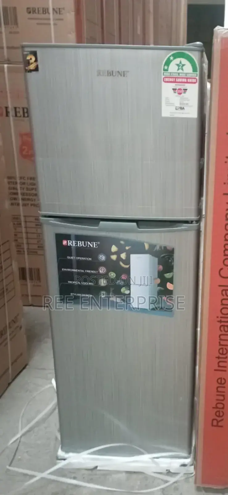 *Rebune 118 Litres* Double Door Refrigerator *