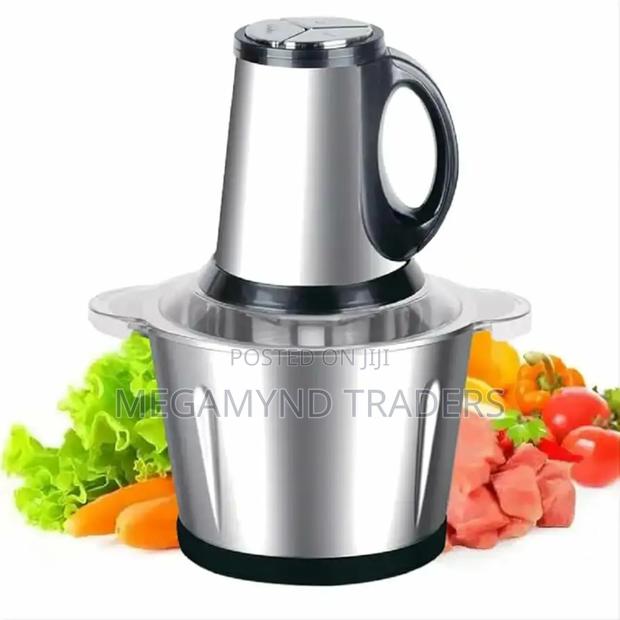 Food Chopper Stainless Steel Bowl 5 LTR / Meat Mincer