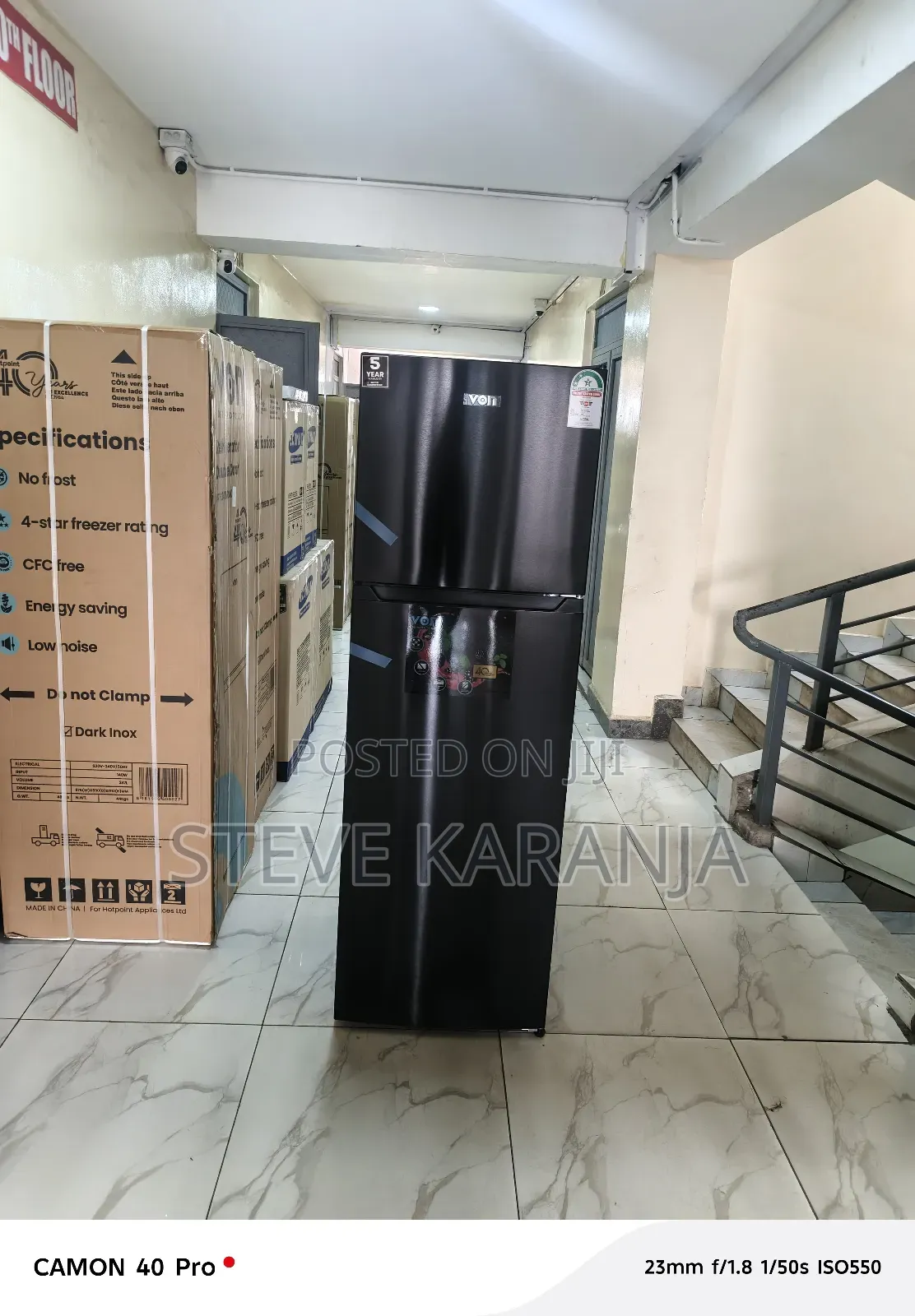 Fridge 247l Double Door Frost Free Fridge 2 Star