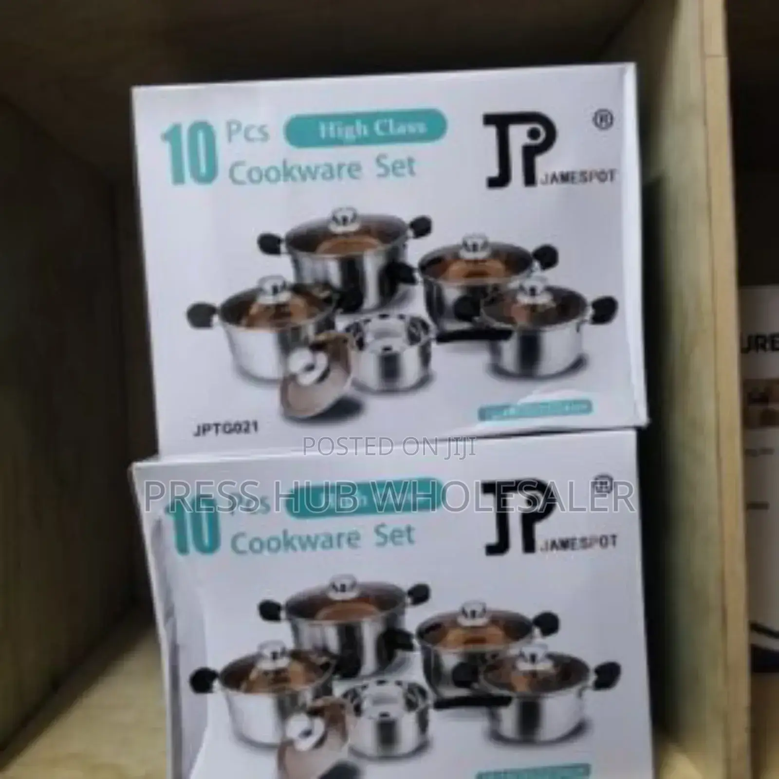 Smart Raha Life 10-Piece Stainless Steel Cookware Set: