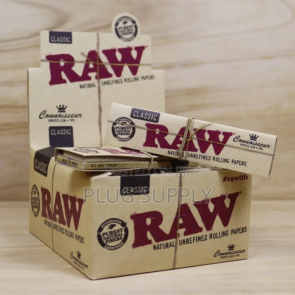 Raw Connoisseur Papers Kingsize Slim + Tips