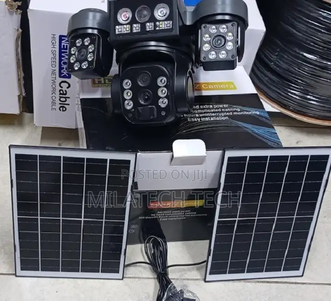 6mp Tripple Lens 4g Solar Camera