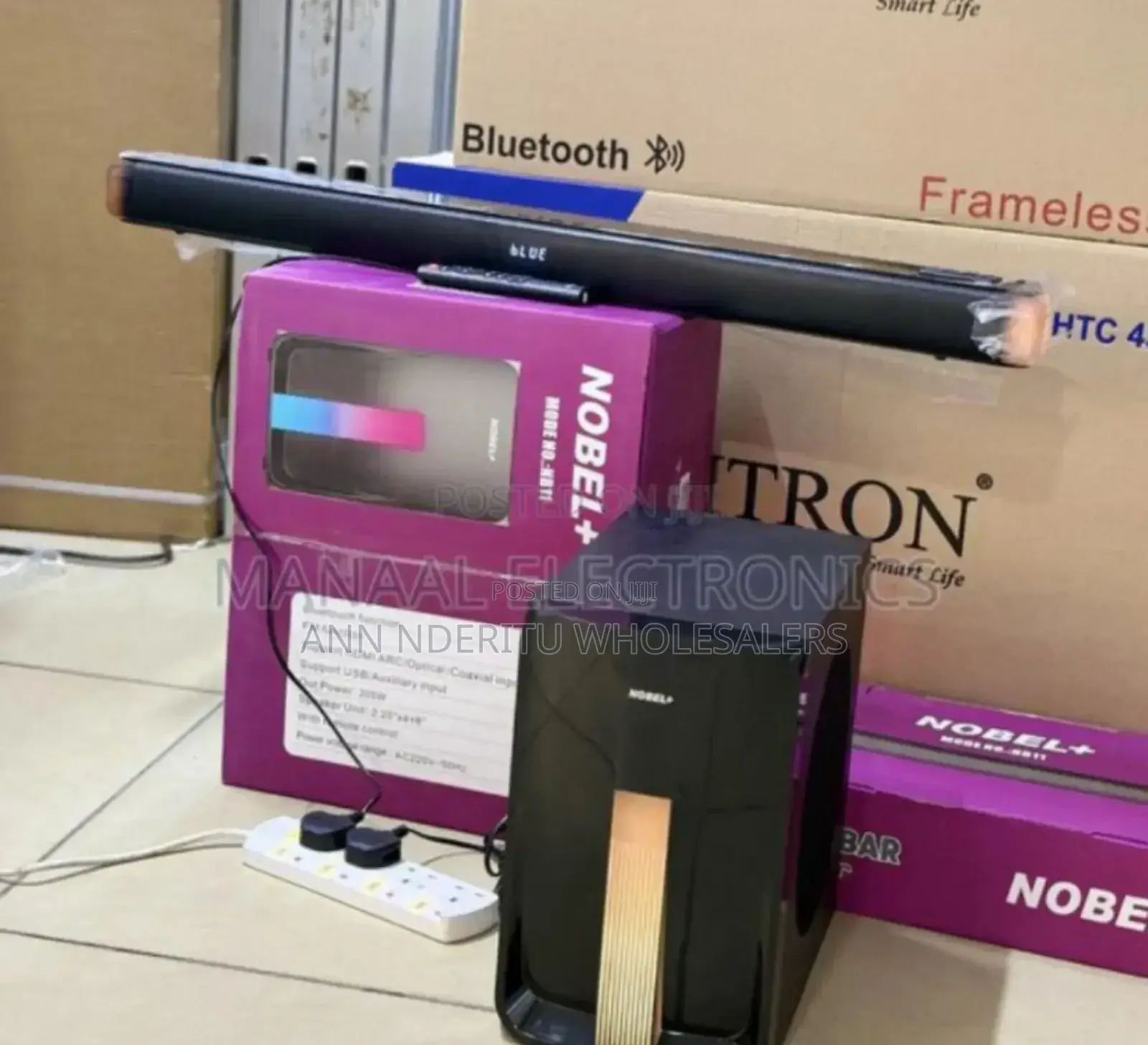 Black Nobel Newest Model Sound Bar