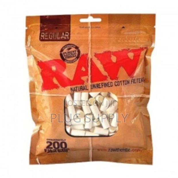 Raw Cotton Filter Tips - Regular Size