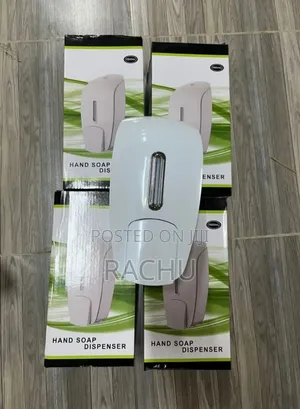 Press White Soap Dispenser